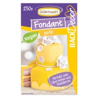 8 St. Rollfondant, gelb