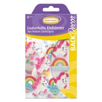 15 Zucker Einhorn mit Regenbogen