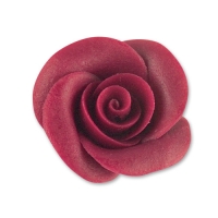 36 St. Marzipan-Rosen, bordeaux, mittel