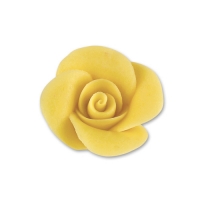 48 St. Marzipan-Rosen, klein, gelb