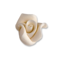 24 St. Marzipan-Rosen, weiß, klein