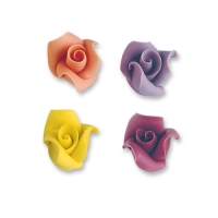 24 St. Marzipan-Rosen, gemischt, klein