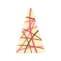 153 St. Dreiecke Striche, weiße Schokolade