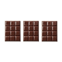 105 St. Mini-Schokoladentafeln, dunkle Schokolade