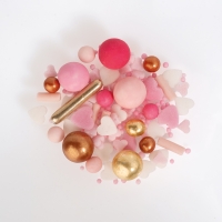 1 St. Streudekor, Peach Baby, 600 g