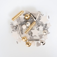 1 St. Streudekor, White Glam, 600 g