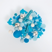 1 St. Streudekor, Blue Waves, 600 g