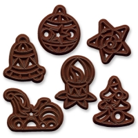240 St. Schokoladen-Filigrane Weihnachten