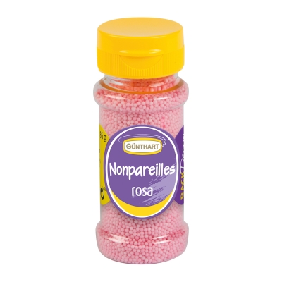 6 St. Streudekor, Nonpareilles rosa, 85 g / St. 