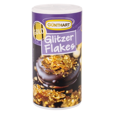 8 St. Glitzer Flakes gold 