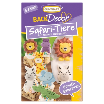 15 St. Zucker Safari-Tiere 