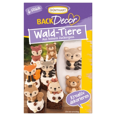15 St. Zucker Wald-Tiere 