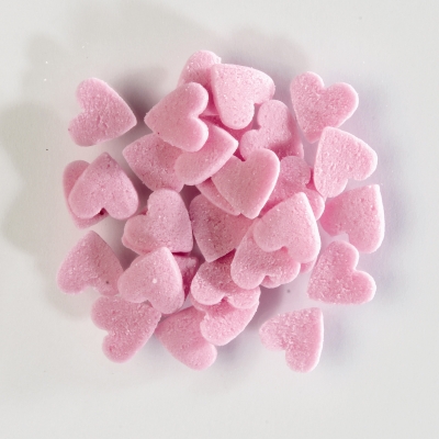 1 St. Streudekor, Zuckerherzen rosa 1,5 kg 
