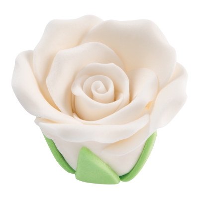 30 St. Feinzucker Rosen mittel weiss 