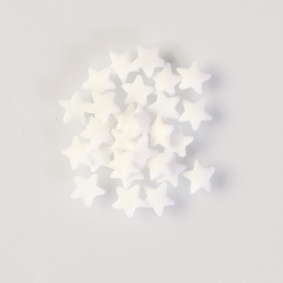 1 St. Streudekor, Zucker-Sterne, weiß 1,5 kg 