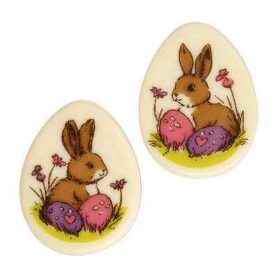112 St. Ostereier  Hasen , weiße Schokolade, sortiert 