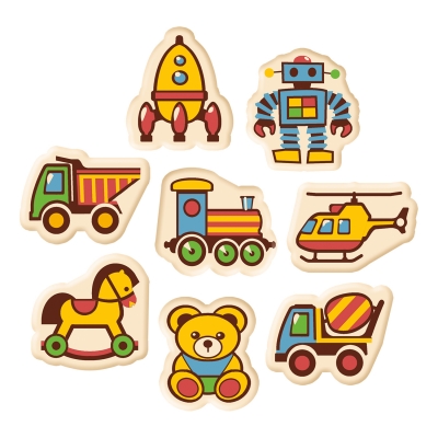 128 St. Spielzeug, weiße Schokolade, sortiert 