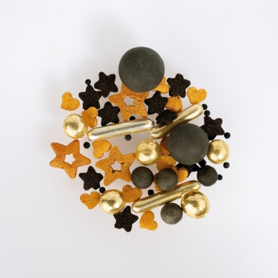 1 St. Streudekor, Black Glam, 600 g 