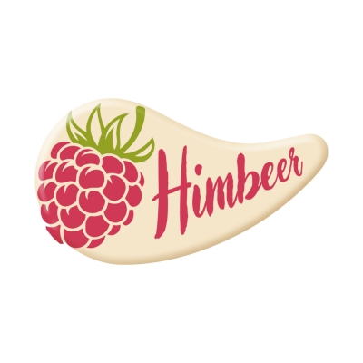 100 St. Spezialitäten-Dekor  Himbeer , weiße Schokolade 